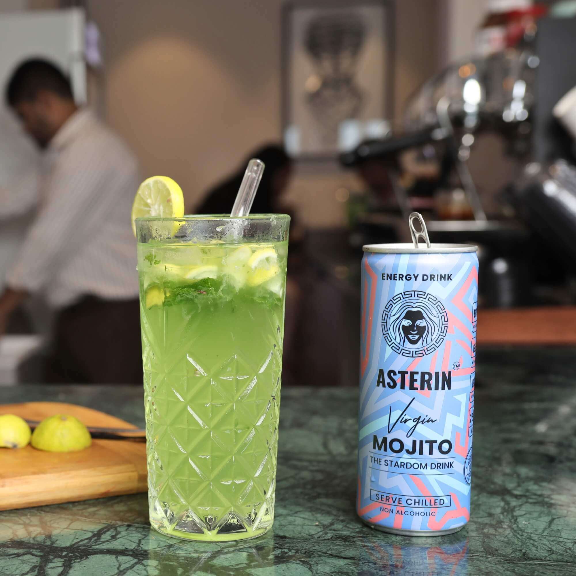 ASTERIN WITH MOJITO AND MINT FRESH DRINK